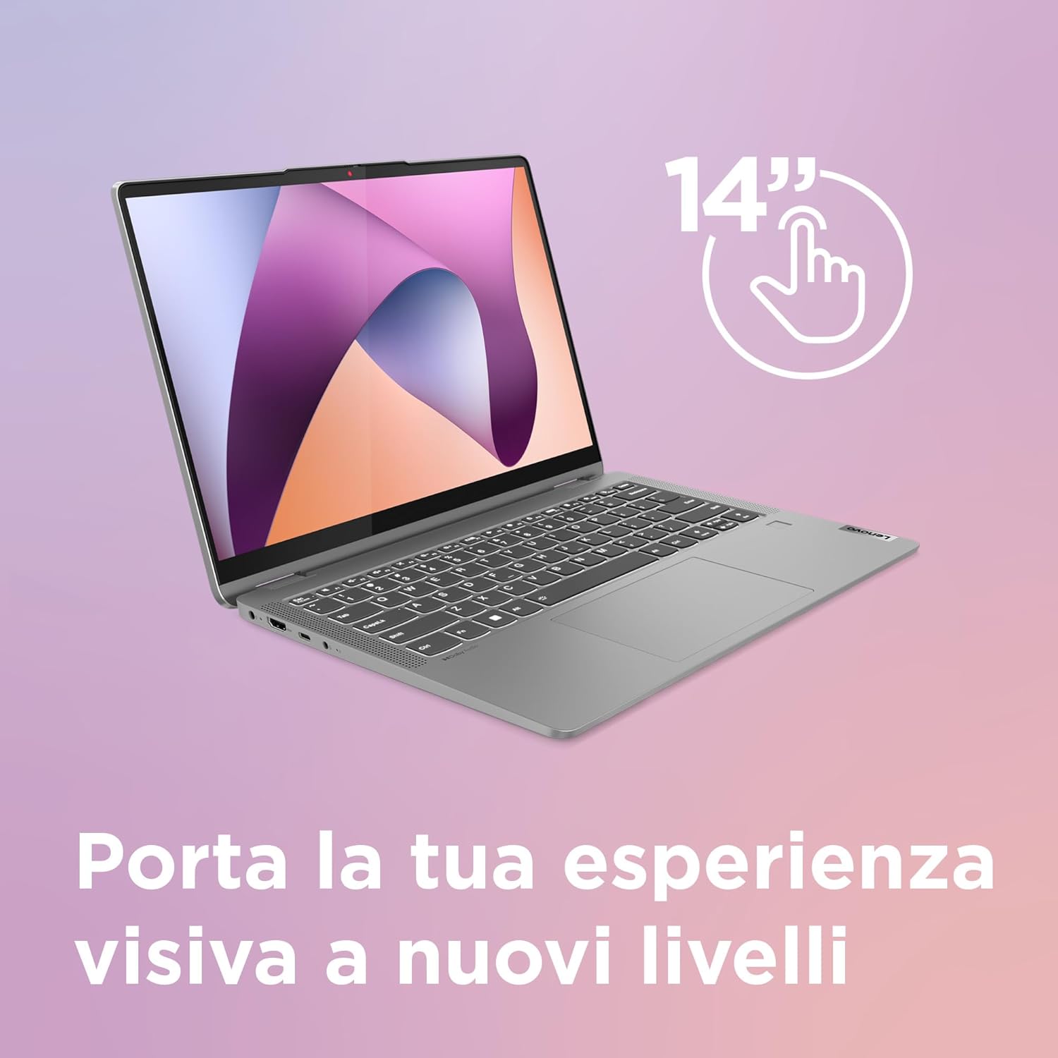 Thumbnail 4 de Lenovo IdeaPad Flex 5 da 14" convertibile (WUXGA) con Ryzen 5 7430U, 16GB RAM e SSD 512GB