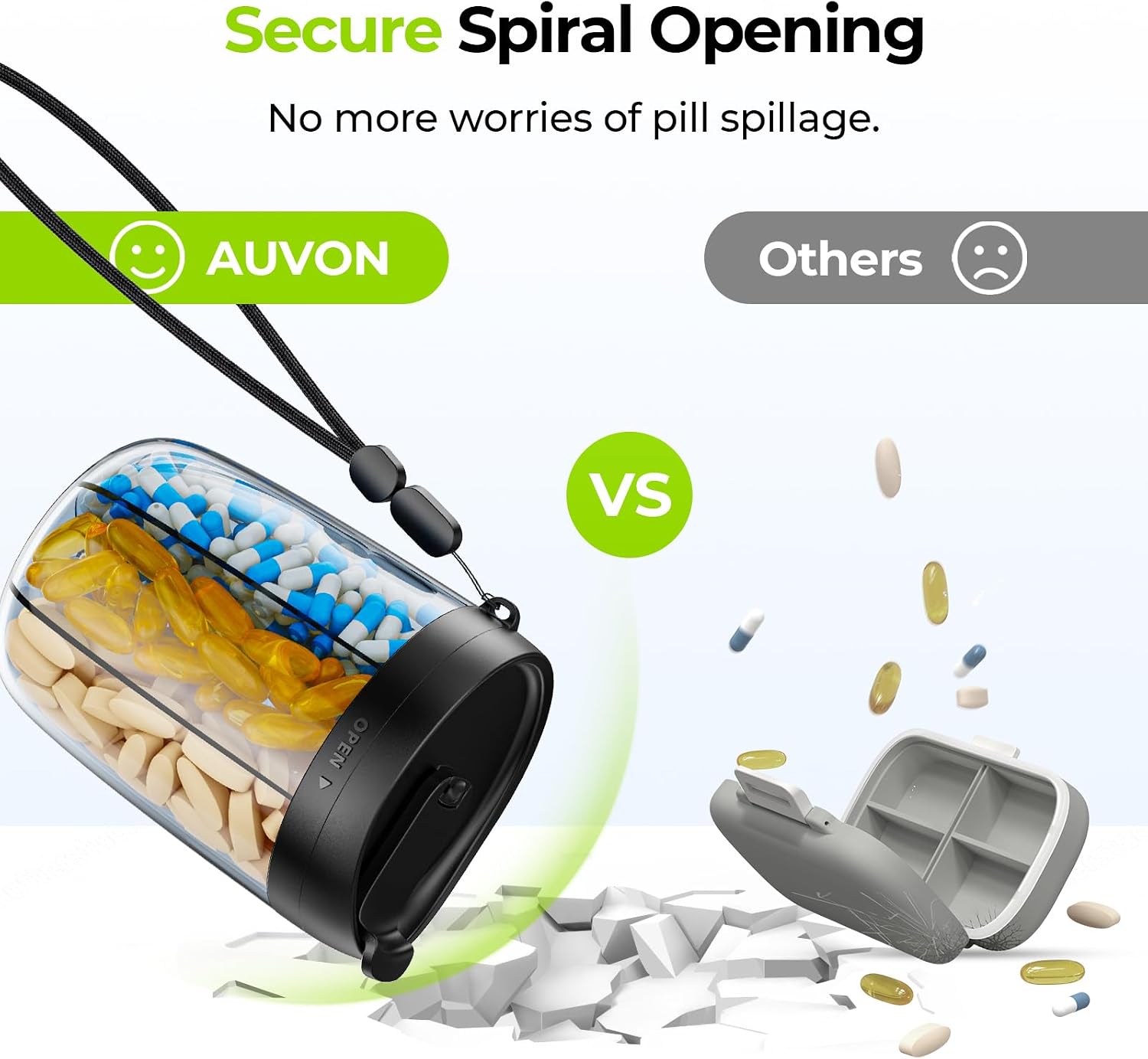 Thumbnail 5 de AUVON Pill Dispenser 1-month organiser