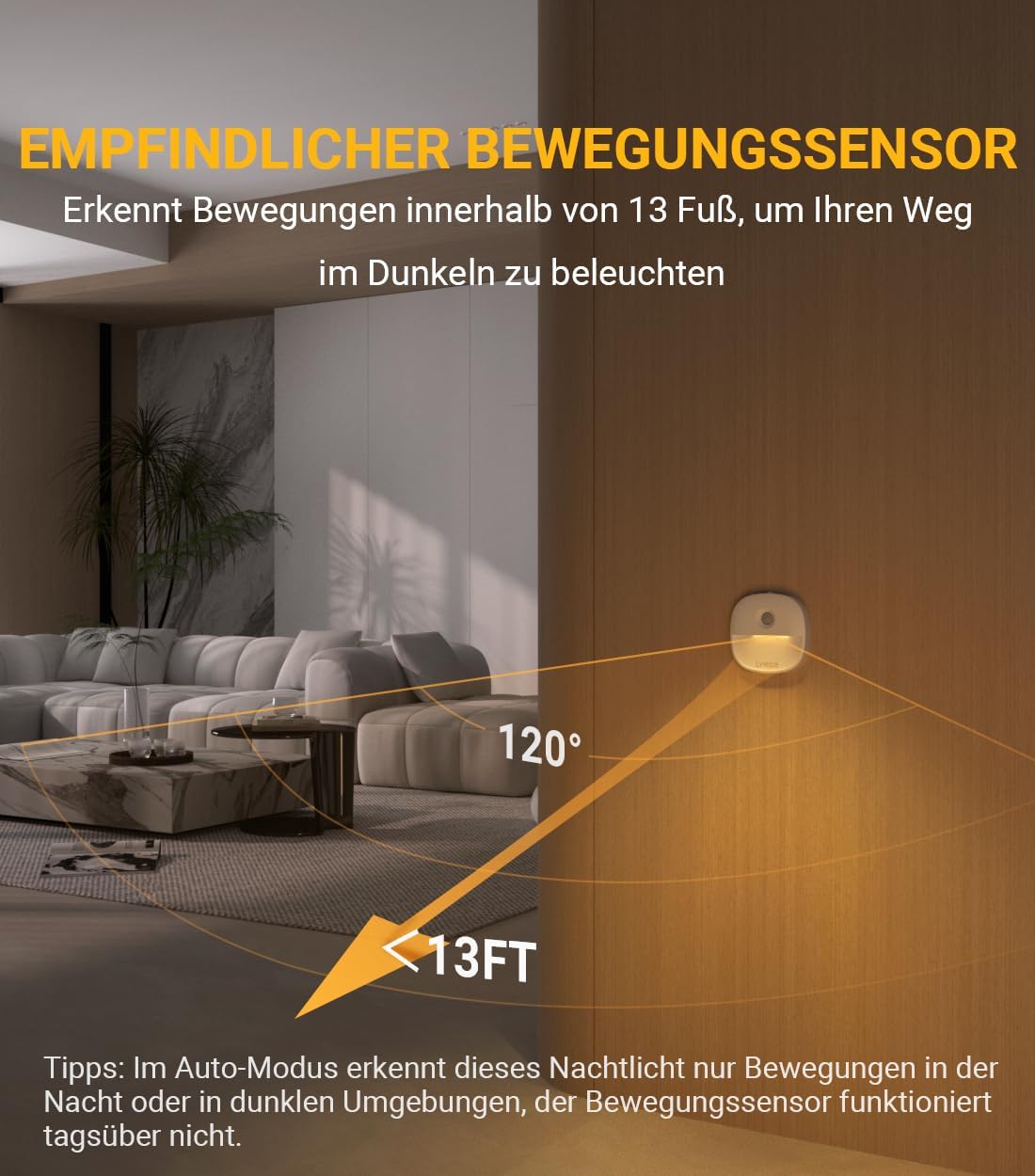 Thumbnail 4 de Lyridz Nachtlicht 3 Stück dimmbar