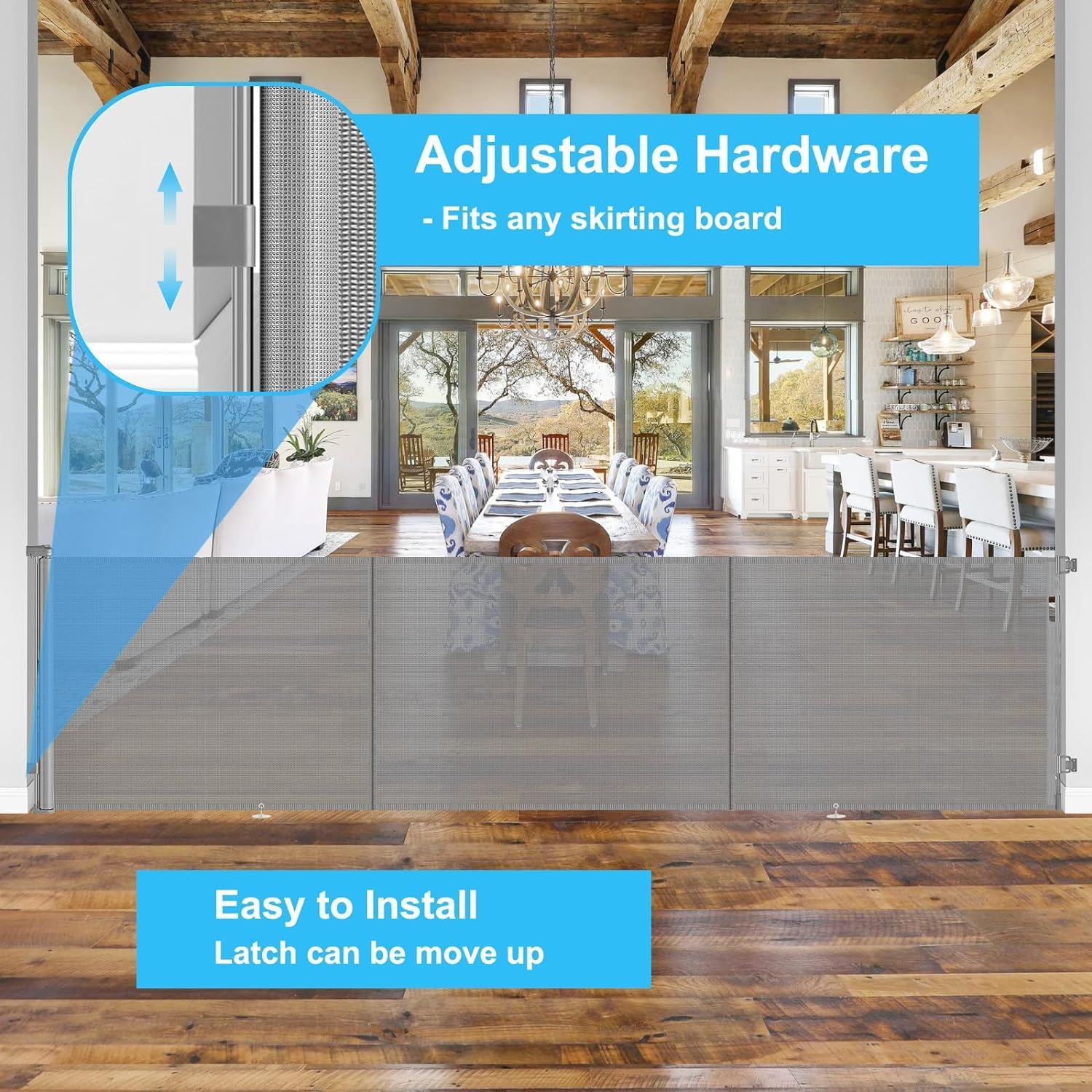 Thumbnail 5 de Wodondog Retractable Stair Gate 3m