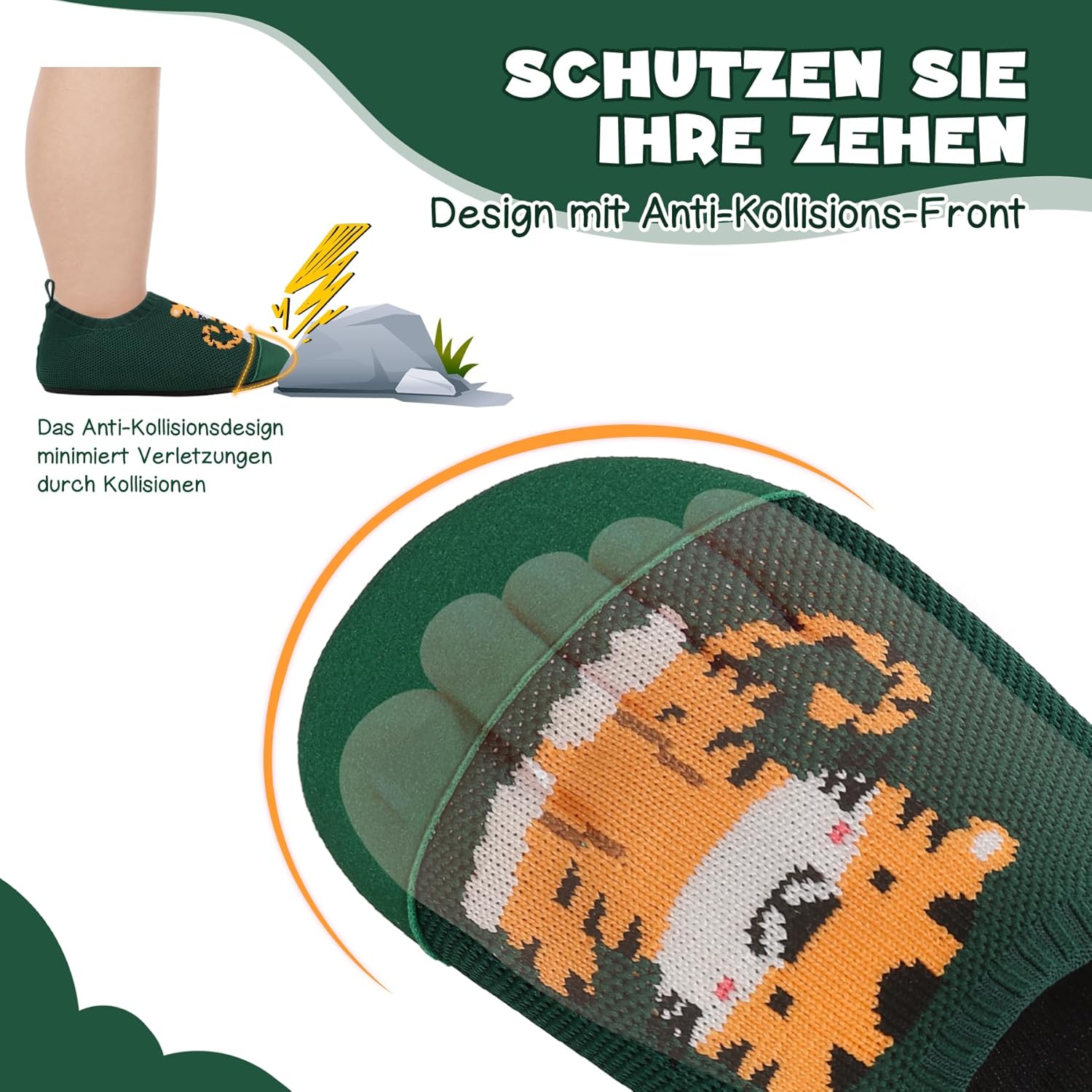 Thumbnail 2 de VOLHAL Hausschuhe für Kinder – atmungsaktiv, rutschfest und einfach an- und auszuziehen