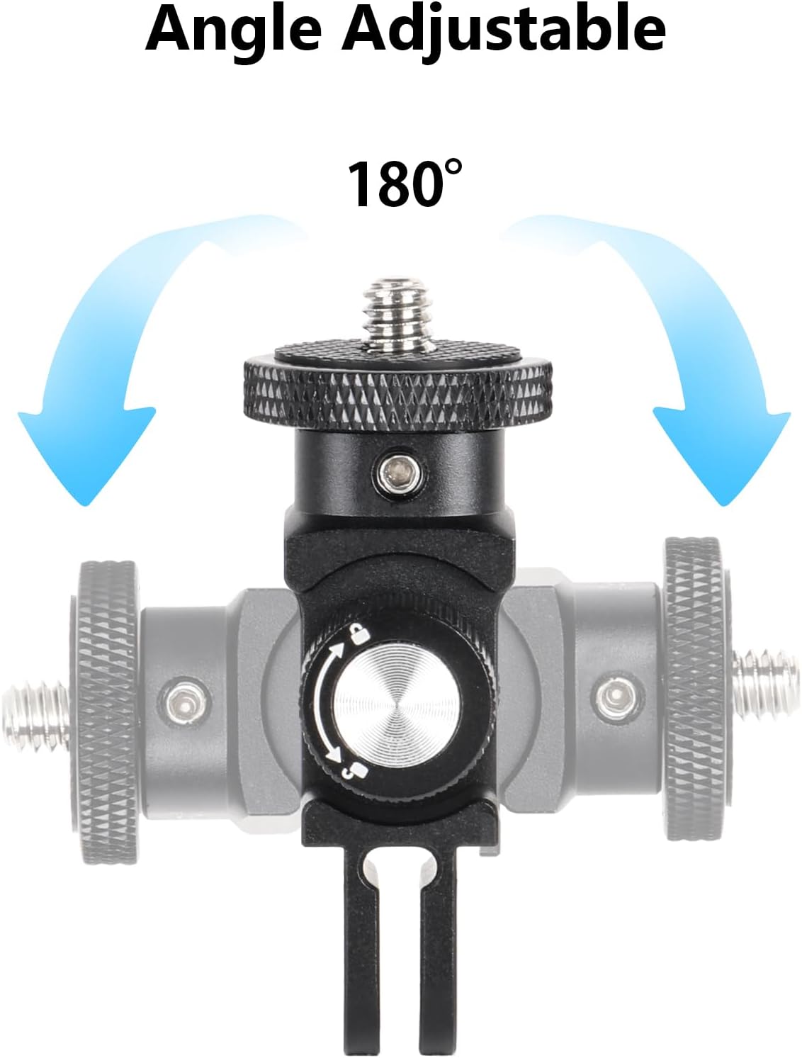 Thumbnail 2 de HSU 180-Degree Vertical Mount Adapter for Action Cameras (for Hero 13/12 & Insta360 X4/X3/X2)