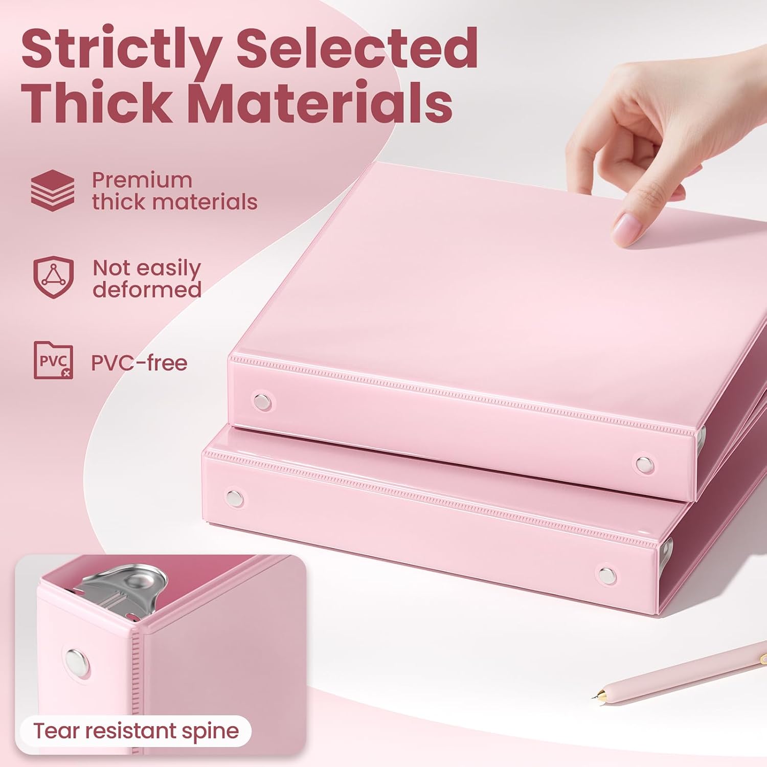 Detalle de SUNEE 3-Ring Binder, 1-Inch