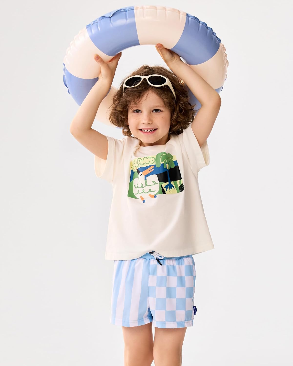 Thumbnail 1 de maamgic Boys Swim Trunks with Boxer Brief Liner — Recycled Silky-Smooth Toddler Swim Shorts