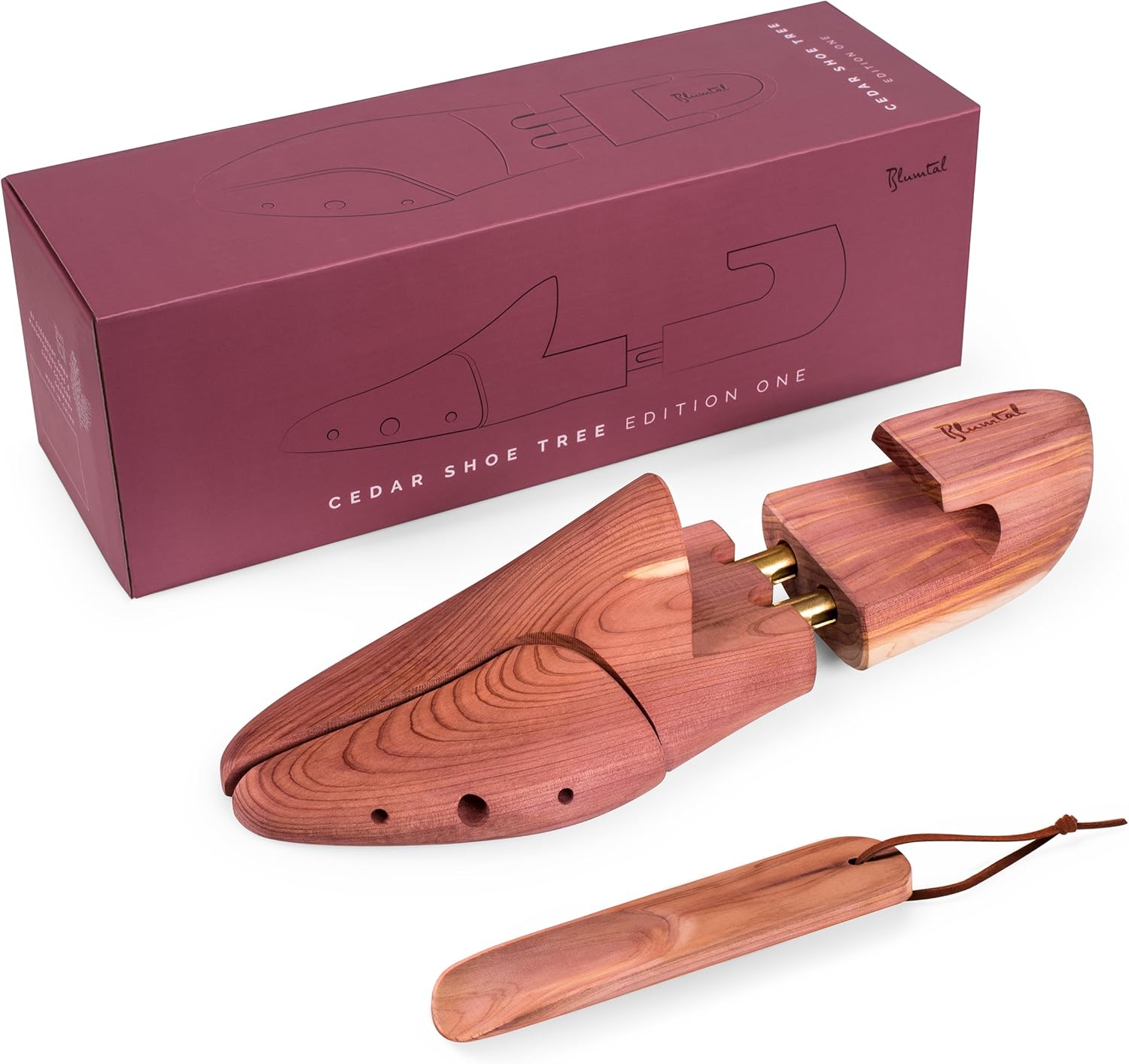 Thumbnail 1 de Blumtal GAGNANT DU TEST – Embauchoirs en bois de cèdre pour chaussures homme et femme (38 à 47), avec chausse-pied