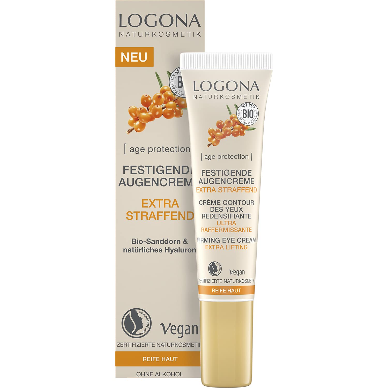 Detalle de LOGONA Anti-Aging Augencreme für reife Haut