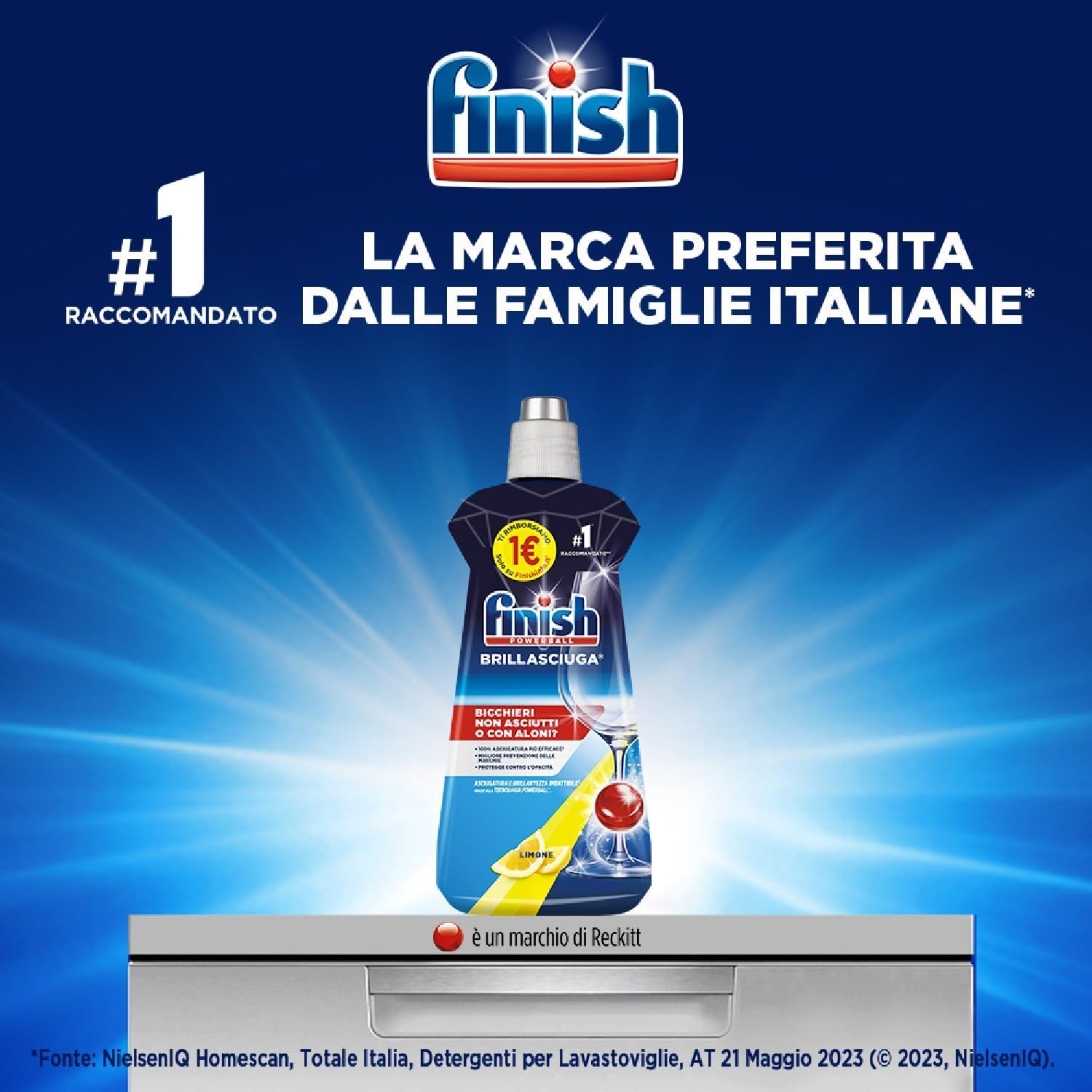 Thumbnail 6 de Finish Brillantante Lavastoviglie Lemon 500 ml 🍽