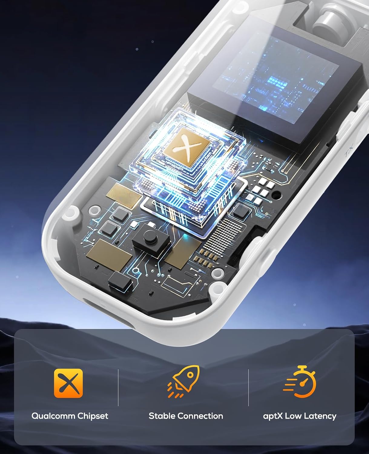 Detalle de Nulaxy Bluetooth Adapter with Screen