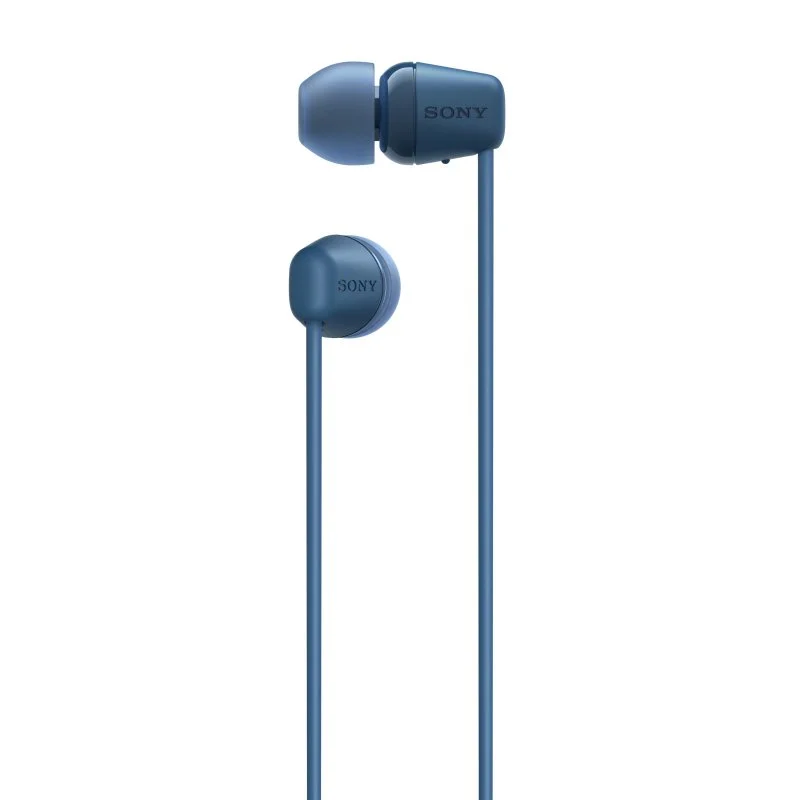 Detalle de Sony WI-C100 Auriculares Bluetooth azules
