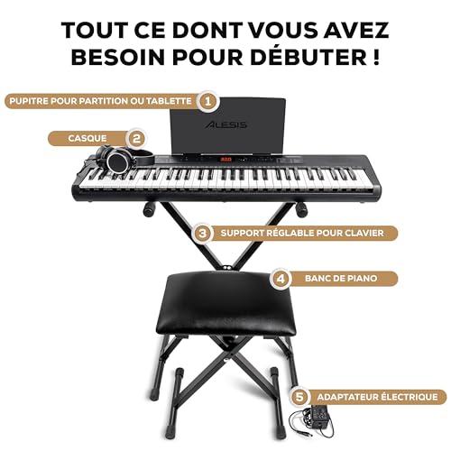 Detalle de Alesis Melody 61 MK4: Clavier piano 61 touches avec accessoires