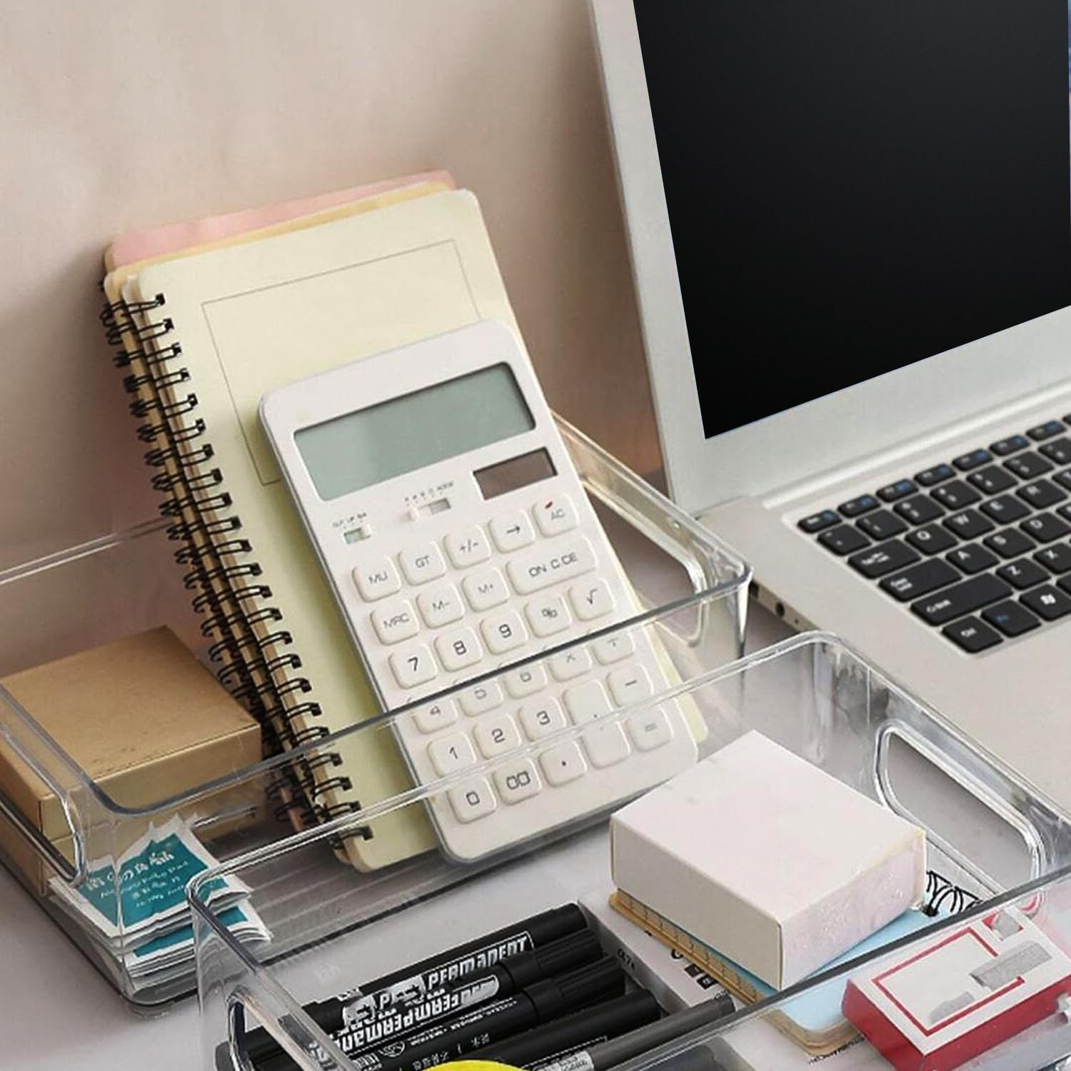 Thumbnail 4 de ShelfShaper Clear Plastic Storage Bins (Pantry, Fridge, Bathroom & More)