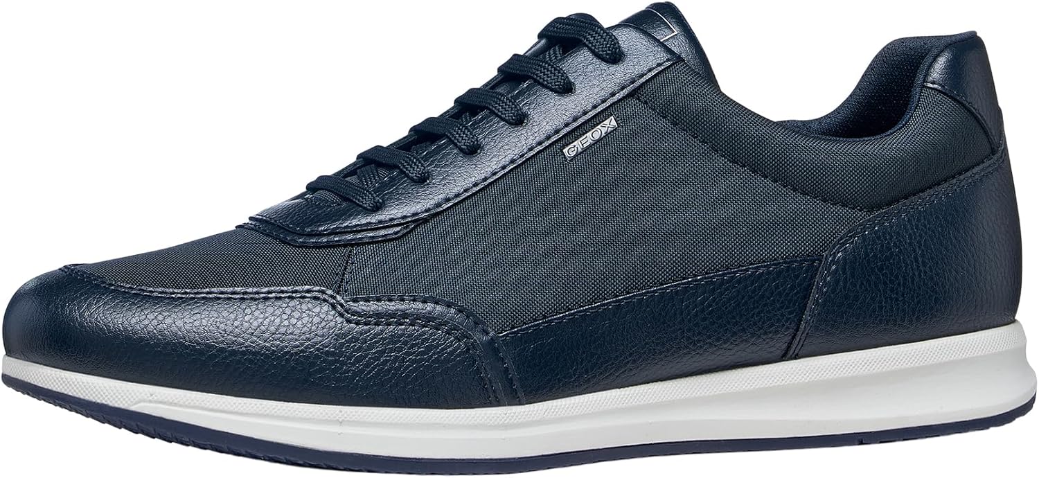 Detalle de Geox U Avery B, Scarpe da Ginnastica Uomo: comfort traspirante e stile quotidiano