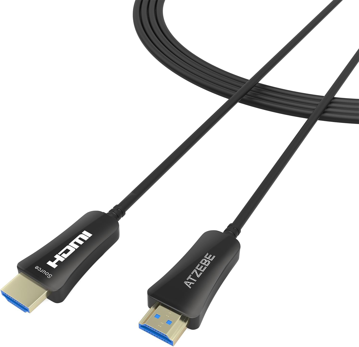 ATZEBE HDMI Glasfaser Kabel 5M – 4K@60Hz, HDR, 18Gbps, 4:4:4, HDCP 2.2