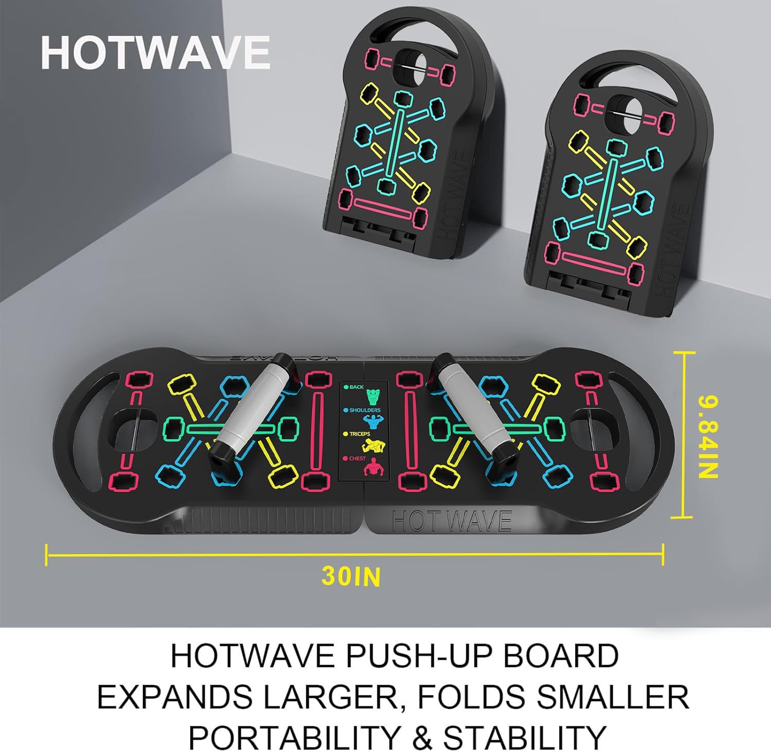Thumbnail 6 de HOTWAVE Push Up Board 20-in-1 🏋