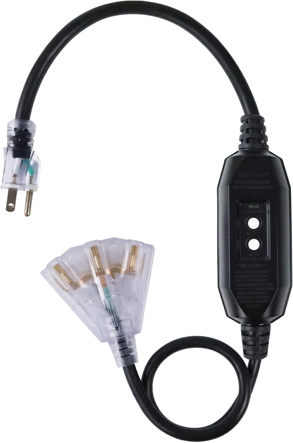 Detalle de Zorky GFCI Extension Cord, 3-Foot