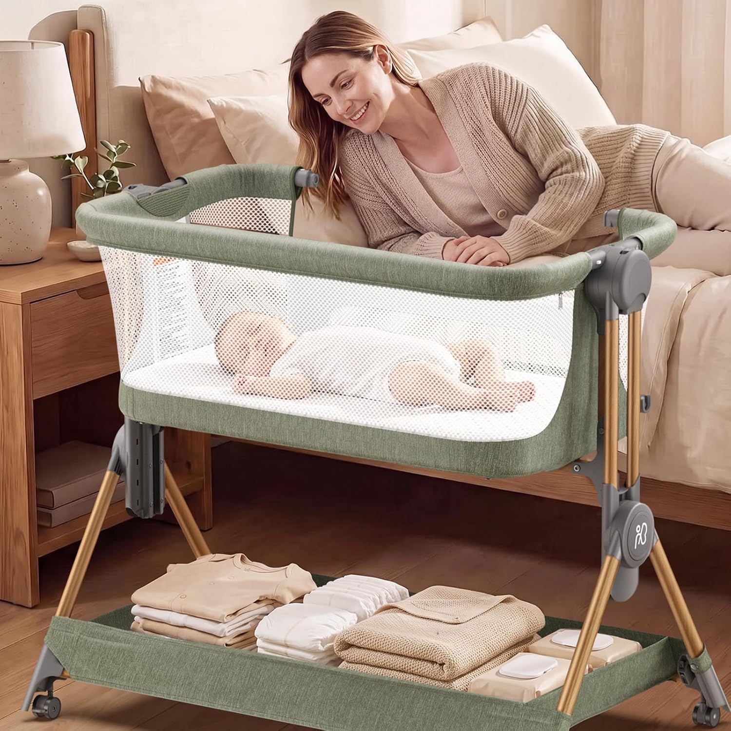 Detalle de ANGELBLISS Baby Bassinet 3-in-1