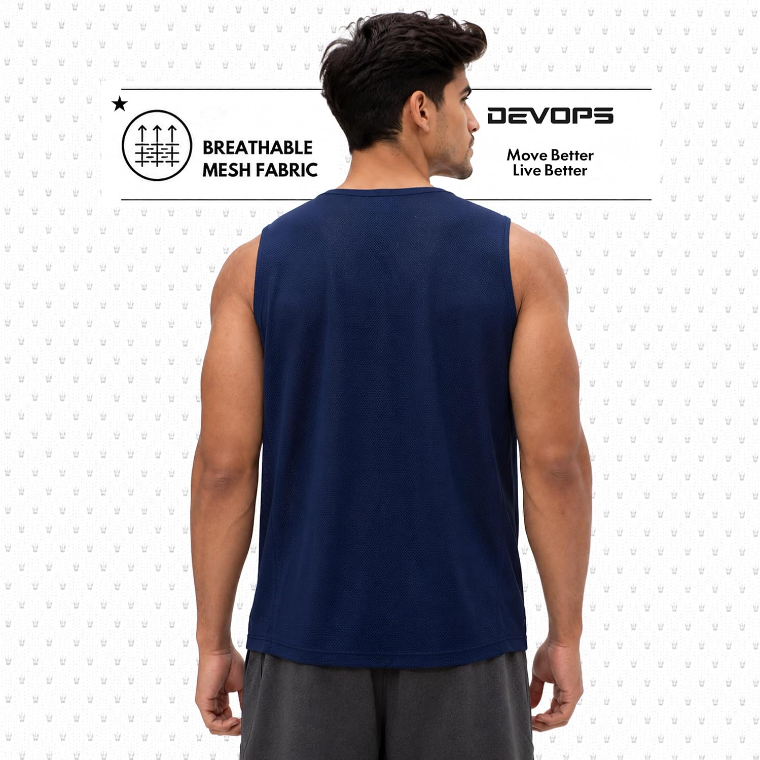 Detalle 2 de DEVOPS 3-Pack Muscle Tank Top