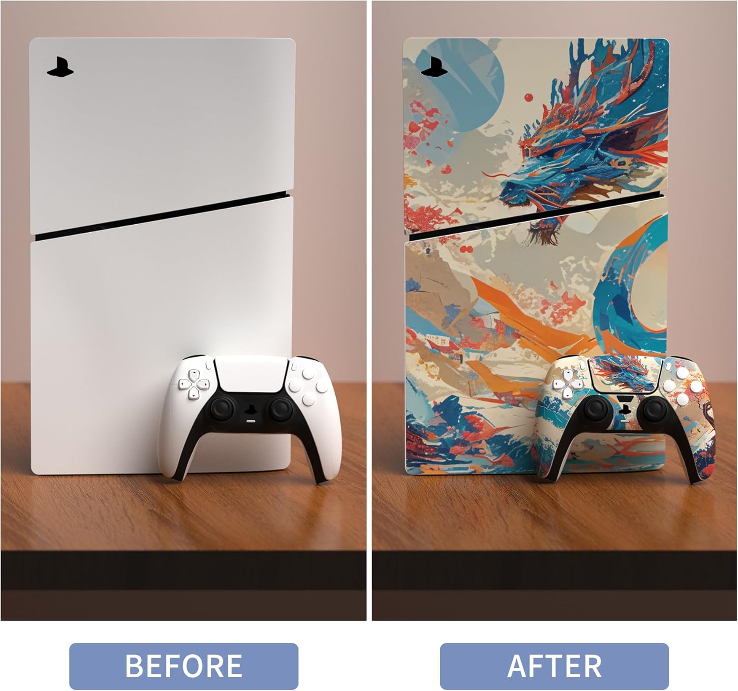 Thumbnail 3 de PS5 Slim vinyl skin set