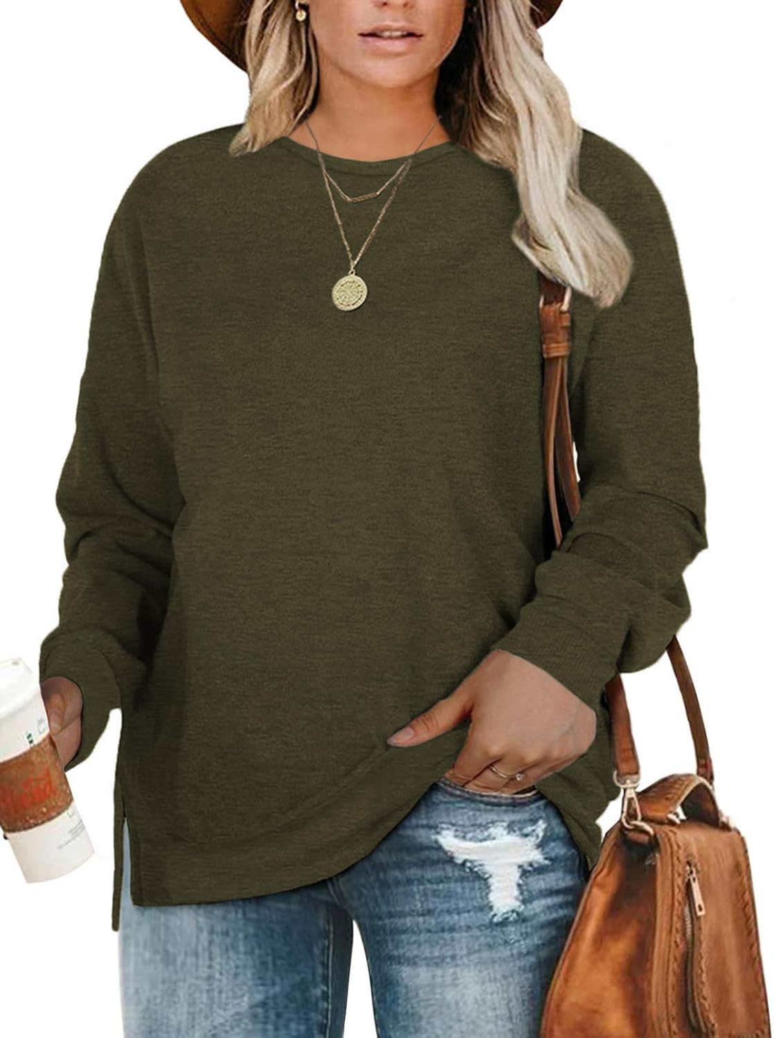 Thumbnail 4 de DOLNINE Plus-Size Sweatshirt plus-size pullover for women