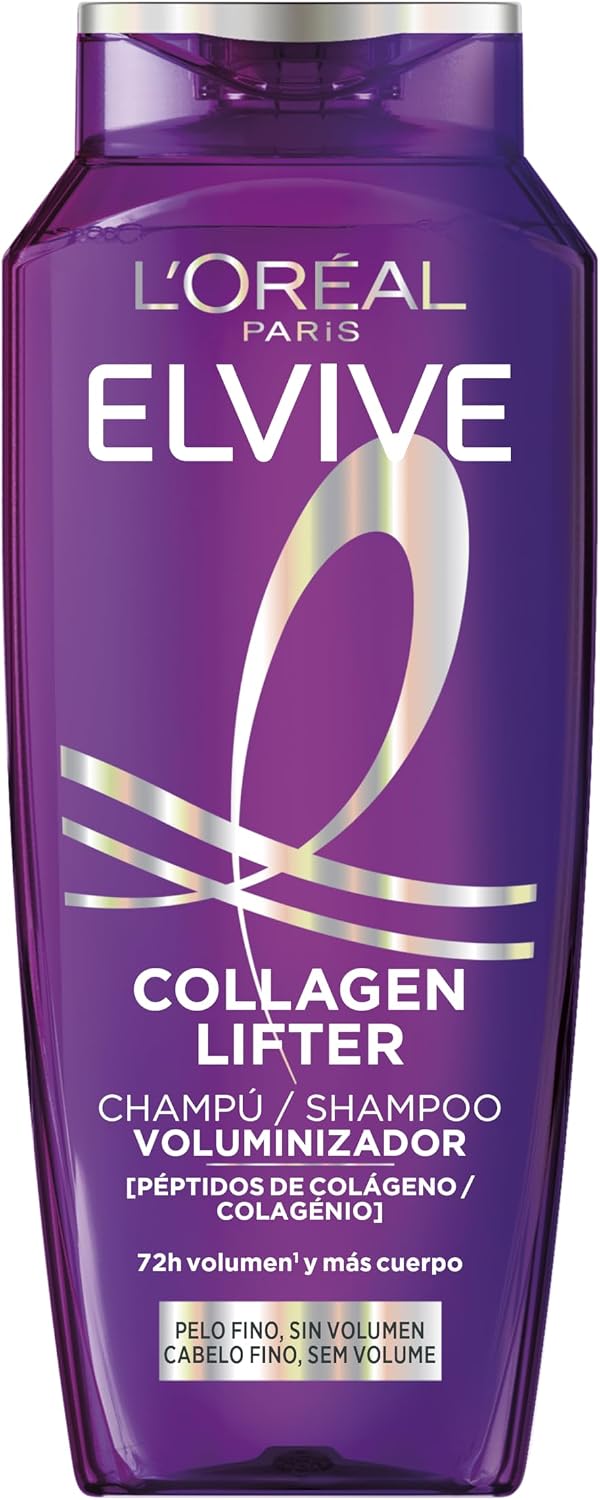 Detalle de L'Oréal Paris Elvive Collagen Lifter Volumising Shampoo, 700 ml