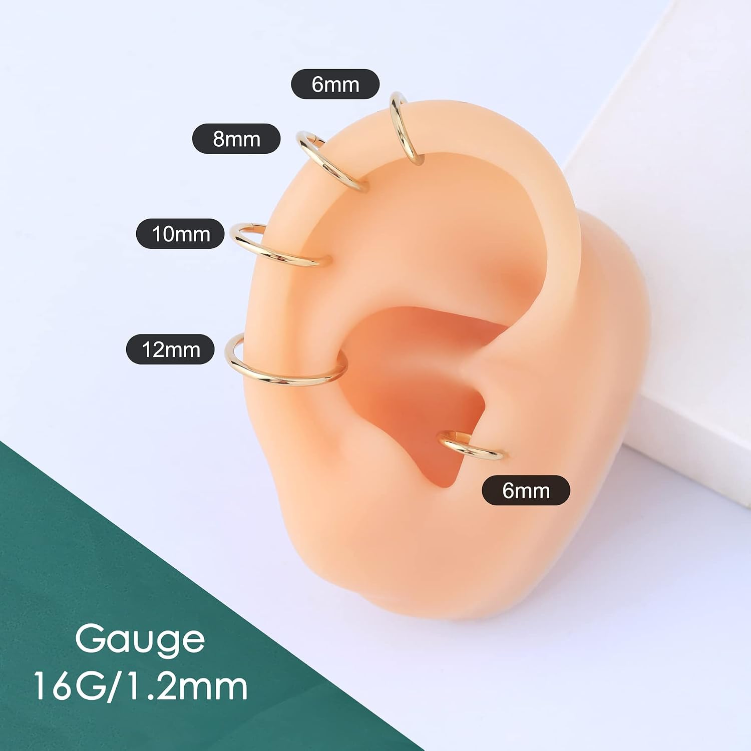 Thumbnail 3 de OUFER Piercing Nez Or 14K Boucle Helix