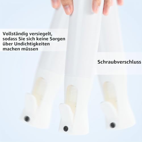Detalle de Uervoton Sprühflasche für Haare, 300 ml – Weiß