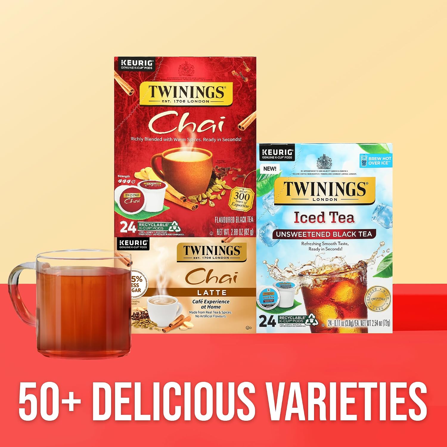 Detalle 1 de Twinings Chai Black Tea K-Cup Pods 24 Count