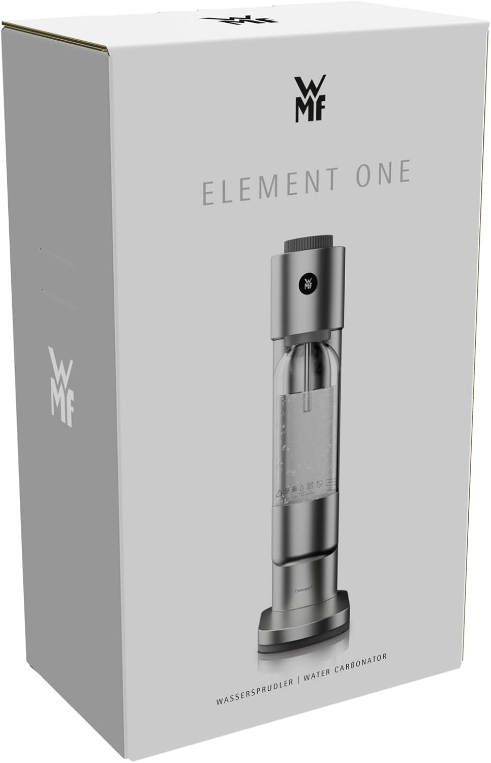 Thumbnail 6 de WMF Element One Wassersprudler – Vollautomatische Edelstahl-Sprudelmaschine, 3 Sprudelgrade, platzsparendes Design