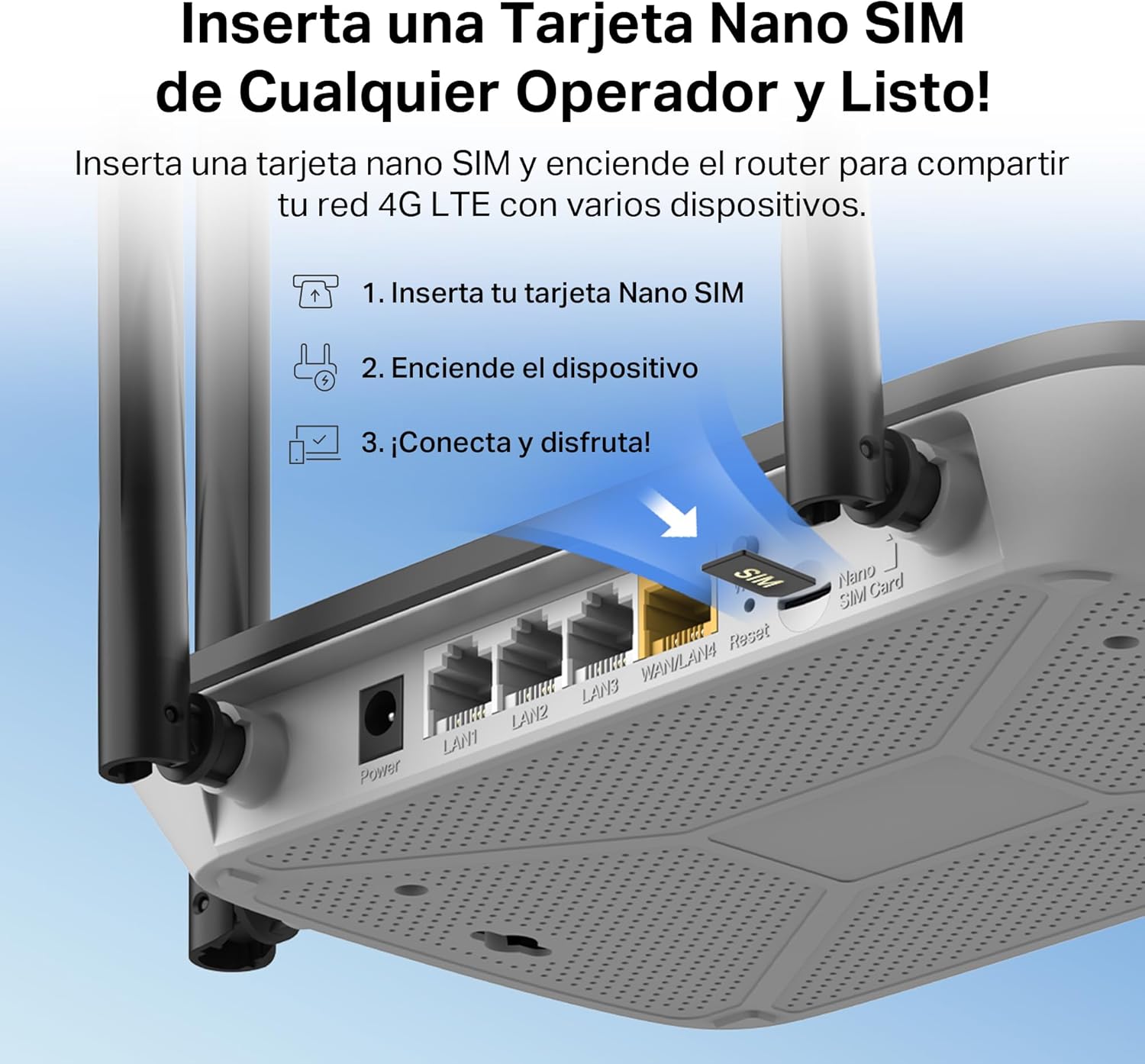 Thumbnail 4 de MERCUSYS MB115-4G 300 Mbps Router inalámbrico