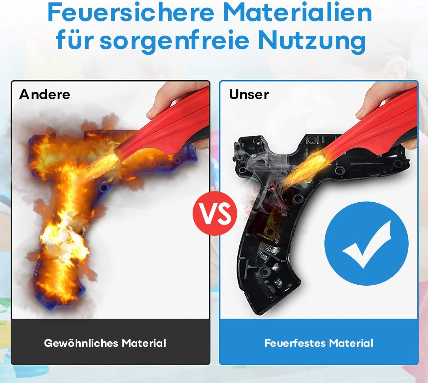 Thumbnail 1 de MAXDONE Heißklebepistole 20W mit 30 Klebestiften – feuerfest, kompakt & vielseitig
