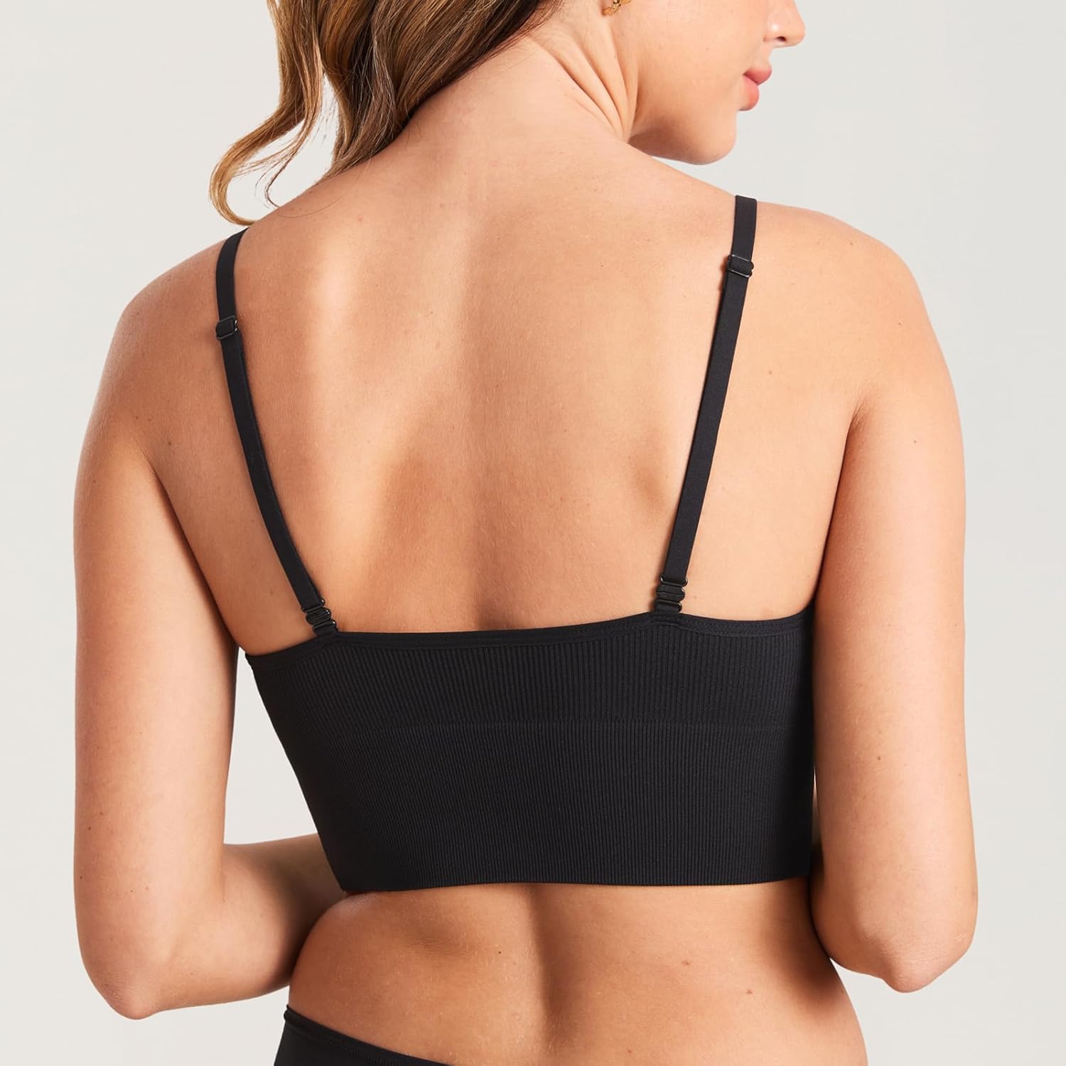 Thumbnail 1 de MOMANDA Soutien-Gorge d'allaitement Allongé et sans armatures à col en V – Confort longline
