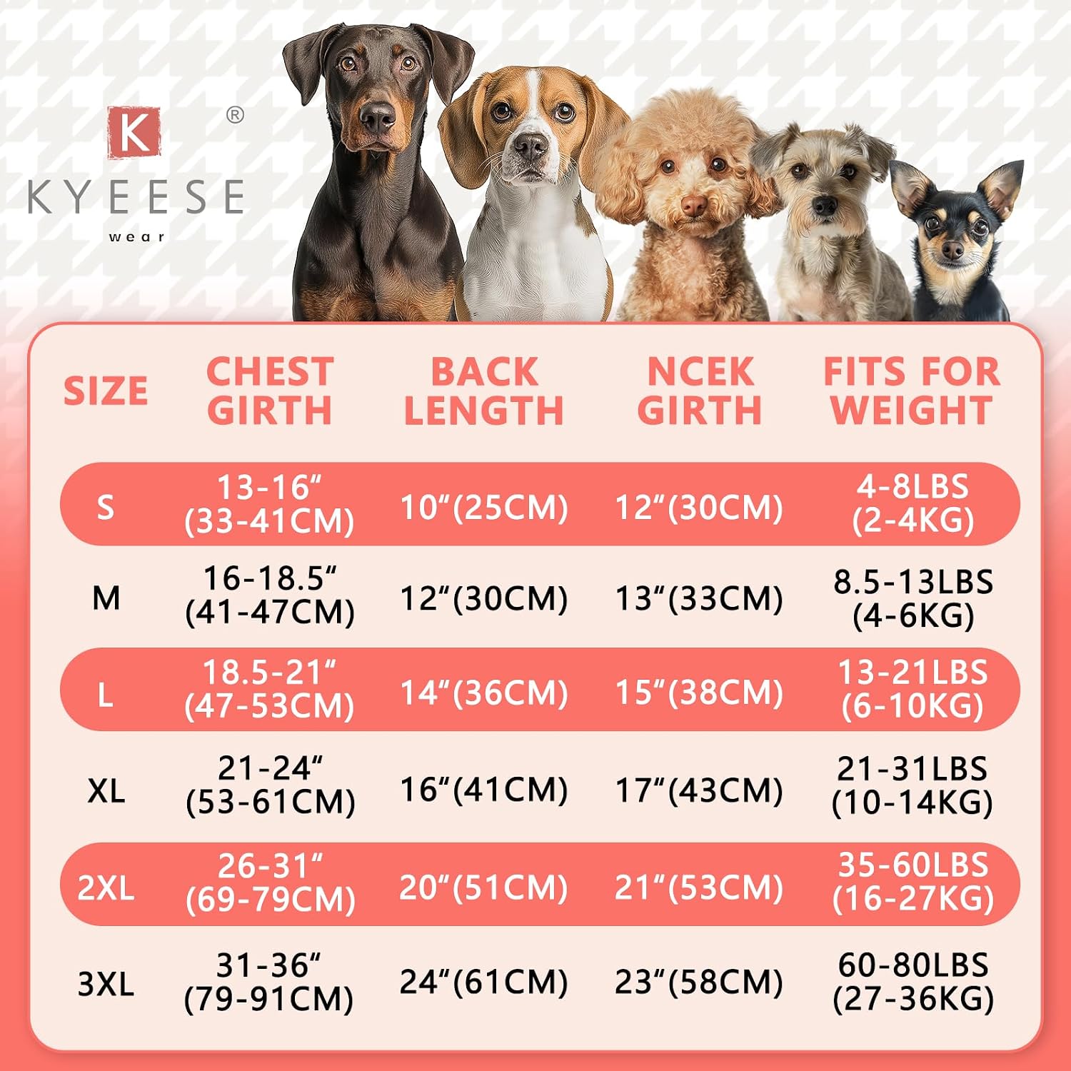 Thumbnail 1 de KYEESE 3Pack Dog Sweater Pullover 3-pack
