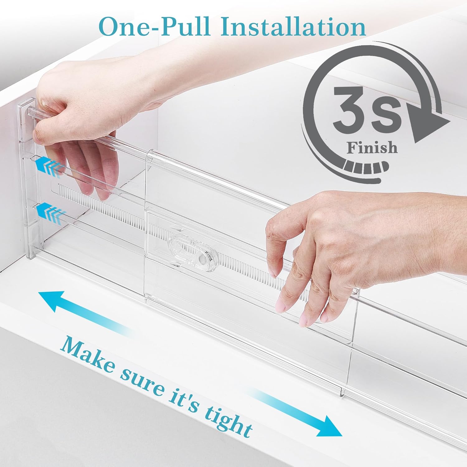 Thumbnail 5 de Vtopmart 6" Tall Drawer Dividers 12.8-22.3