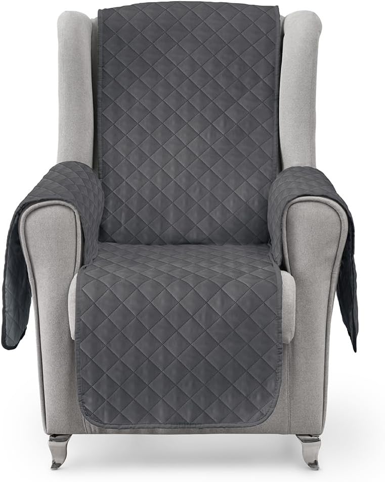 Thumbnail 2 de textil-home LUKA Copripoltrona 55 cm Grigio