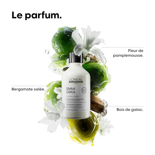 Detalle 2 de L’Oréal Professionnel Crème Lavante Metal Detox – Shampoing Anti-Casse & Anti-Metal 300 ml