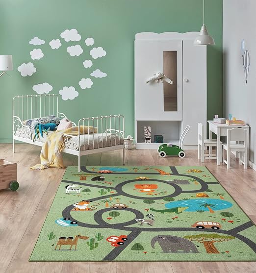 Detalle de the carpet Happy Life - Alfombra Infantil Lavable 🌟