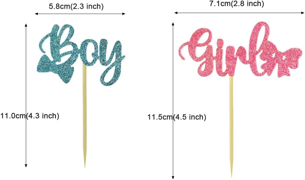 Detalle de Morndew Cupcake Toppers, 24-Piece Set