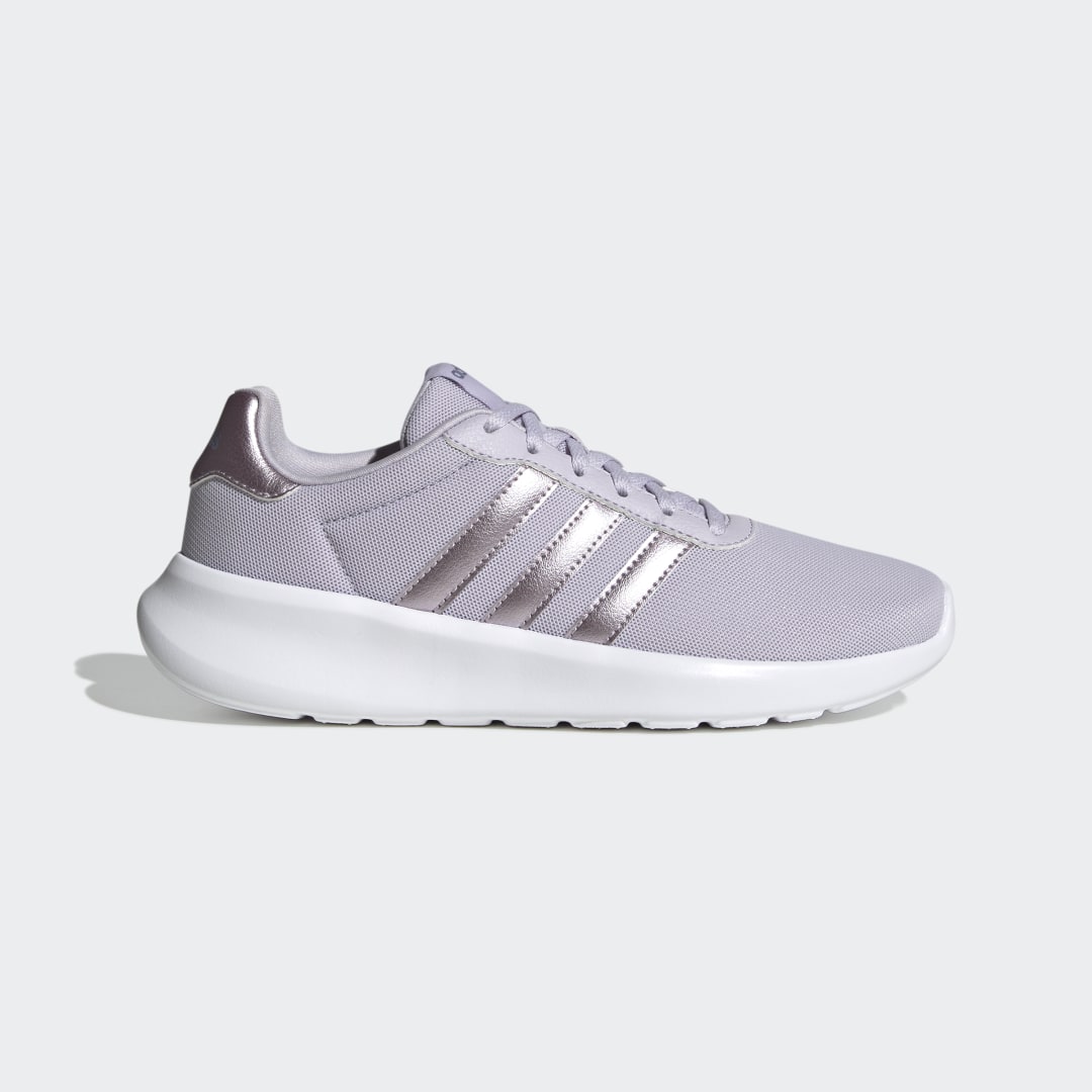 Detalle de Adidas Lite Racer 3.0: Zapatilla versátil en violeta para uso diario
