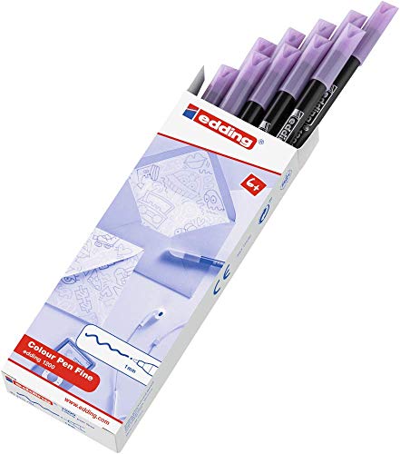 Thumbnail 2 de edding 1200 rotulador lavanda 1 mm — pack 10
