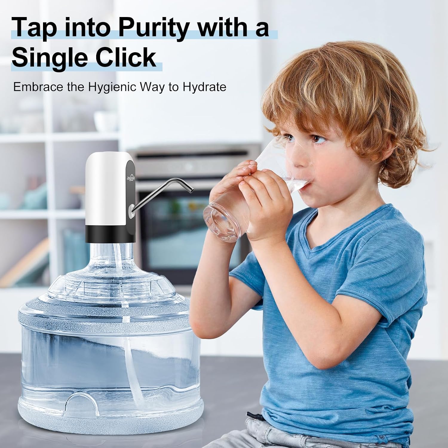 Thumbnail 6 de JOYHILL 012 USB-Rechargeable Water Bottle Pump for 3–5 Gallon Jugs