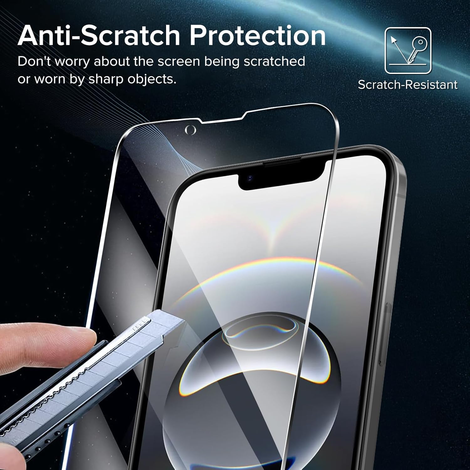 Thumbnail 2 de ivoler Verre trempé pour iPhone 17e / 16e / 14 / 13 Pro (6,1 pouces) – 2 films + kit d’installation