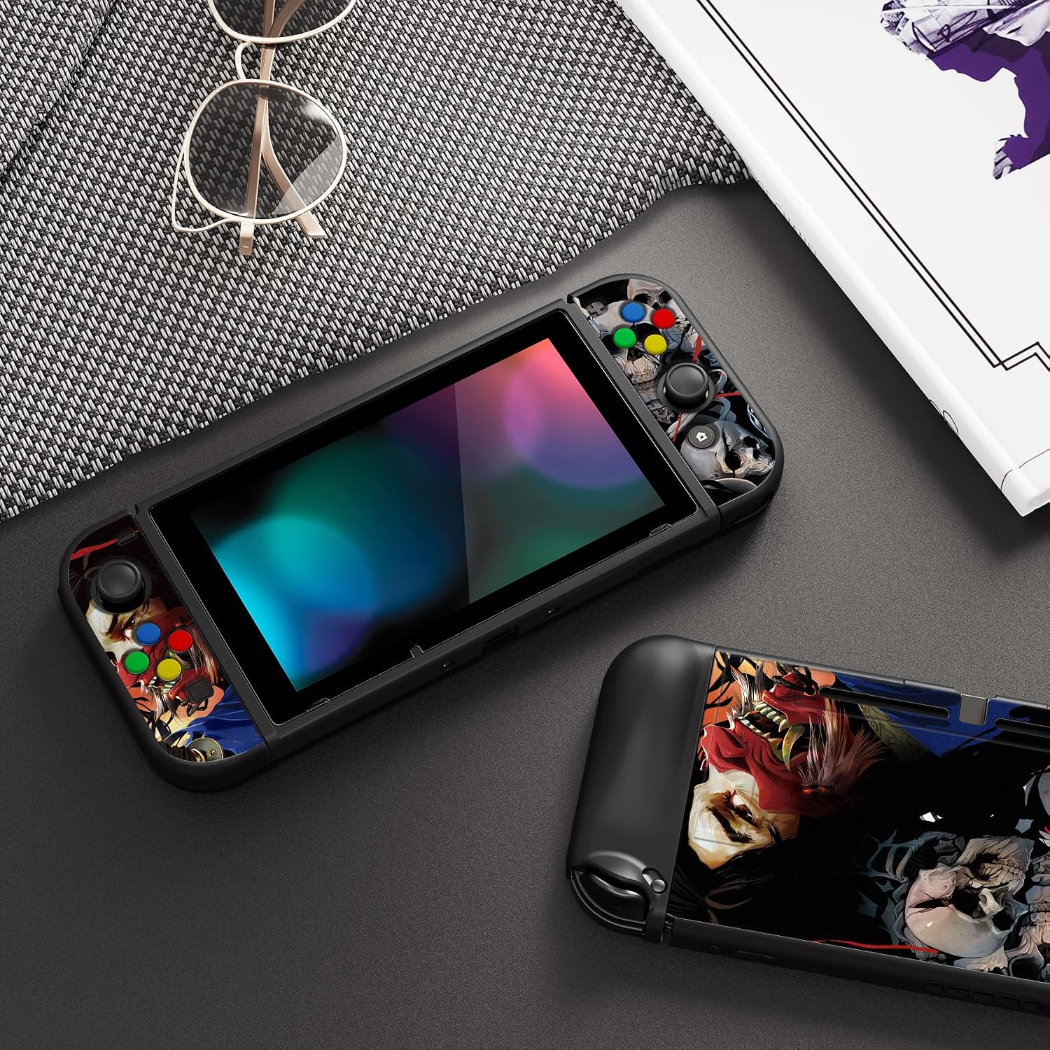 Thumbnail 2 de PlayVital ZealProtect Soft Protective Case for Nintendo Switch – Ghost of Samurai Edition