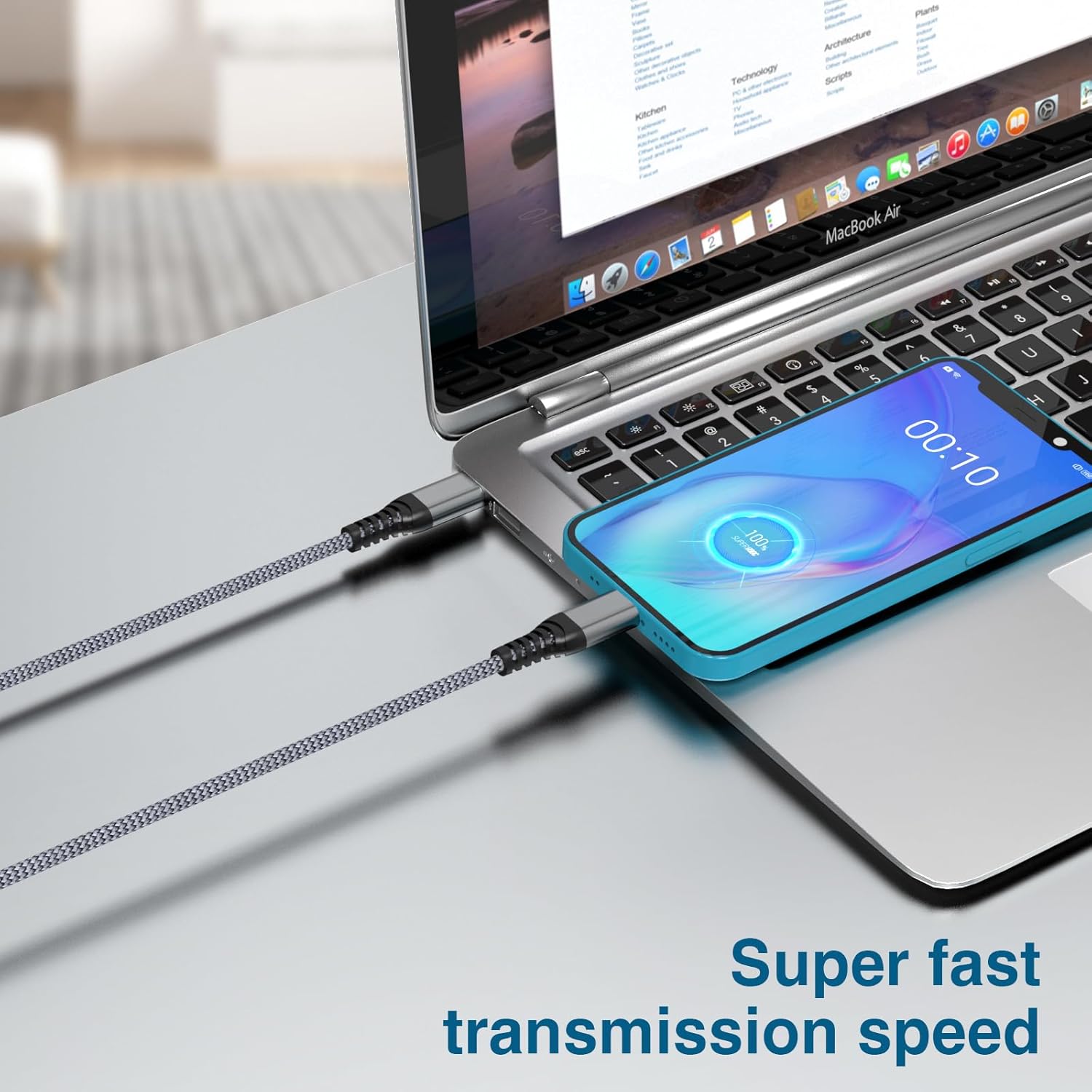 Thumbnail 5 de Ofuca USB-C to Lightning Cable (2-pack, 1.8m) – MFi certified Power Delivery charging and sync
