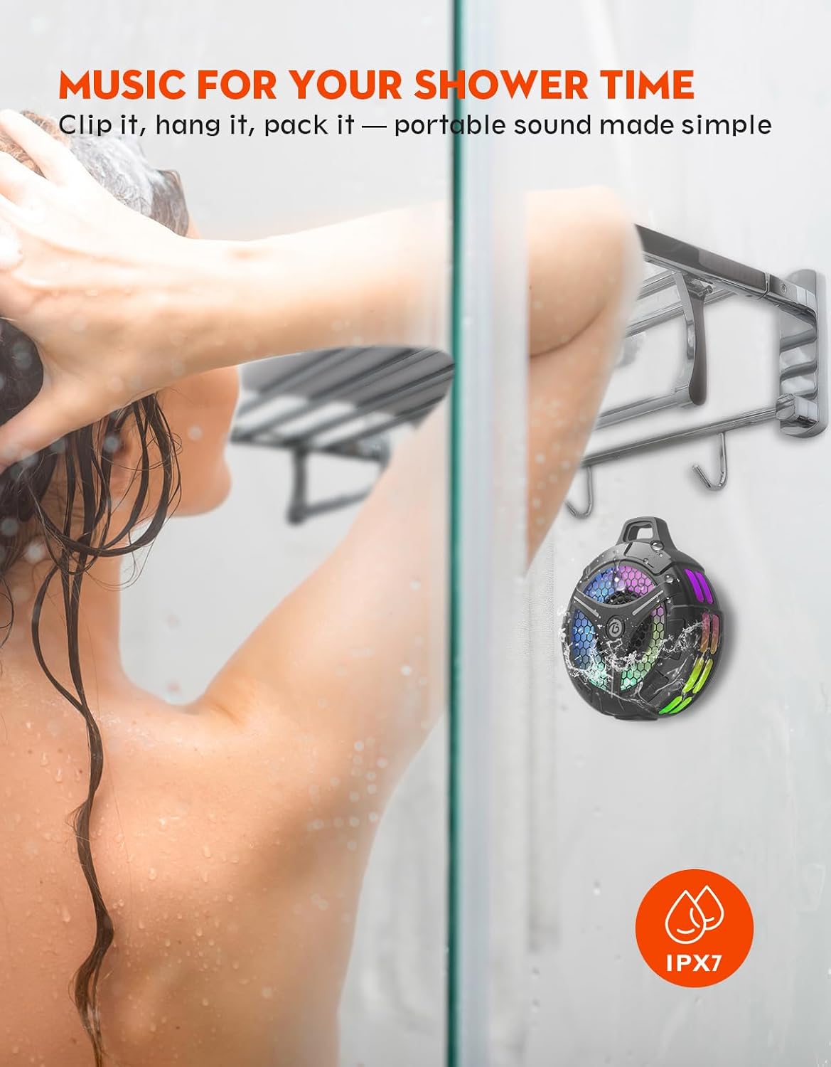 Thumbnail 3 de bondidea Bluetooth Shower Speaker 15W 📢