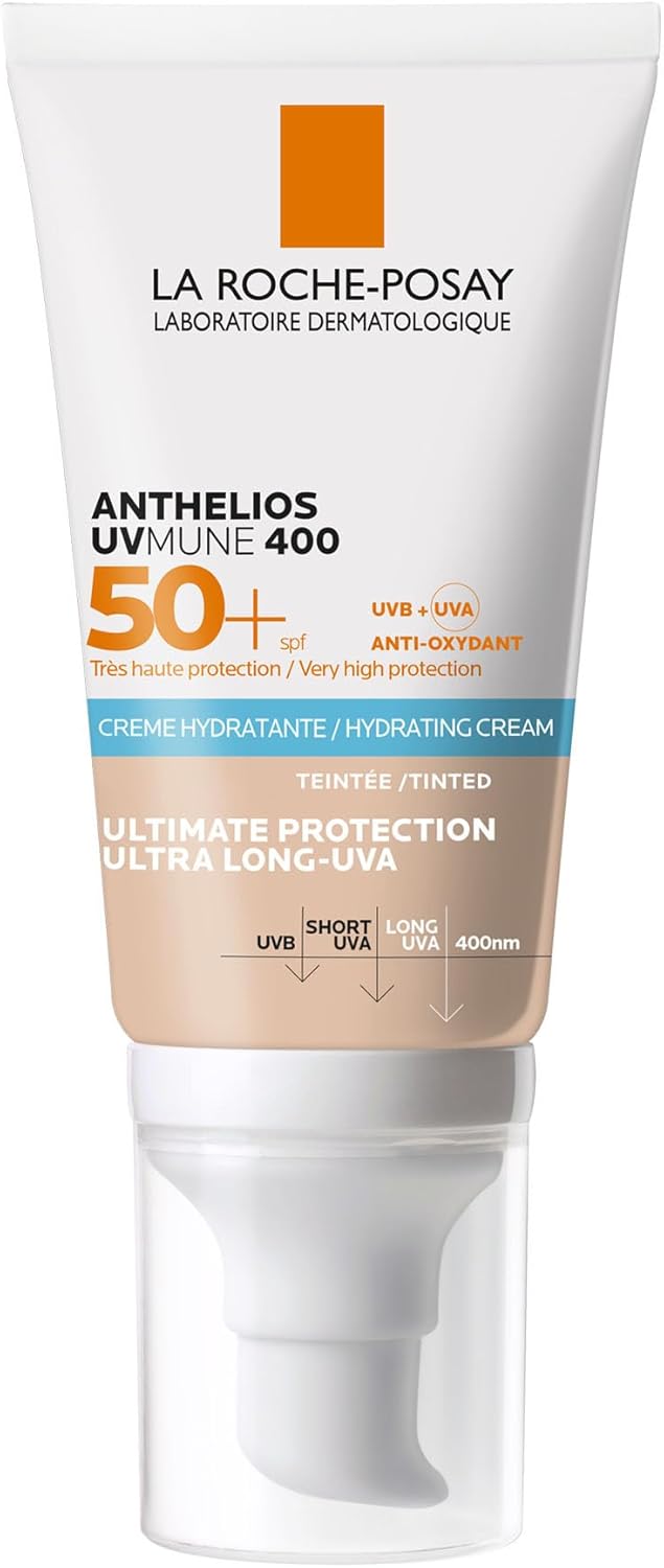 Detalle de La Roche-Posay Anthelios UVMune 400 Hydrating Tint SPF50+ for Sensitive Skin (50 ml)
