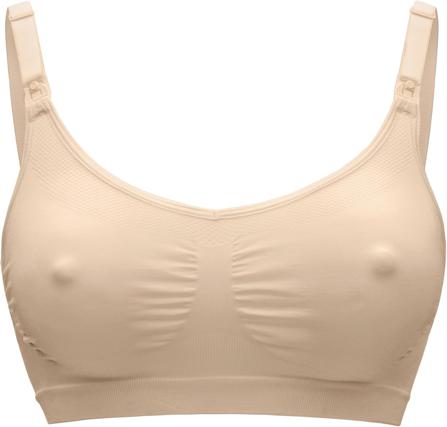 Detalle de Medela Keep Cool Nahtloser Schwangerschafts- und Still-BH ohne Bügel – 2 atmungsaktive Zonen