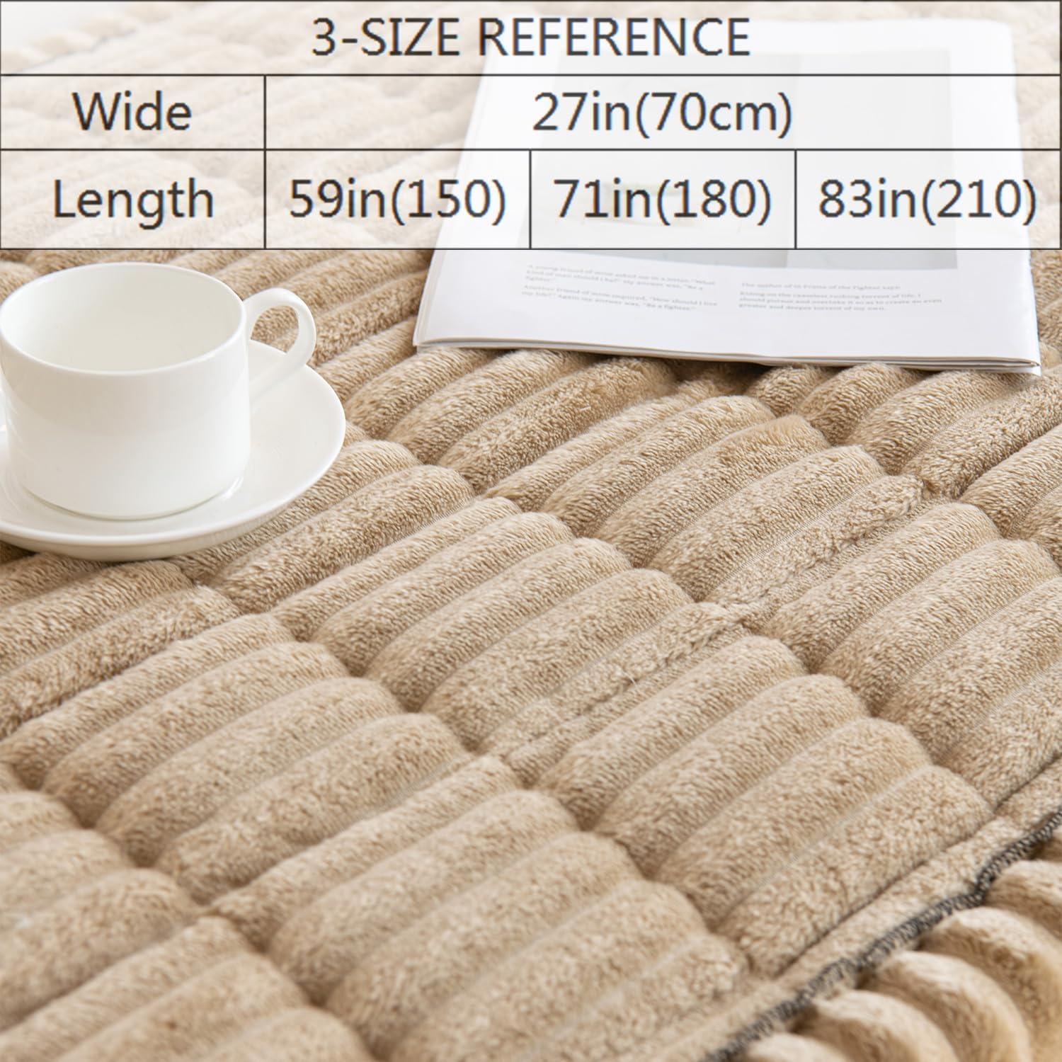 Thumbnail 1 de MOYORA thick sofa covers (washable) – non-slip couch seat covers in grey for pet protection