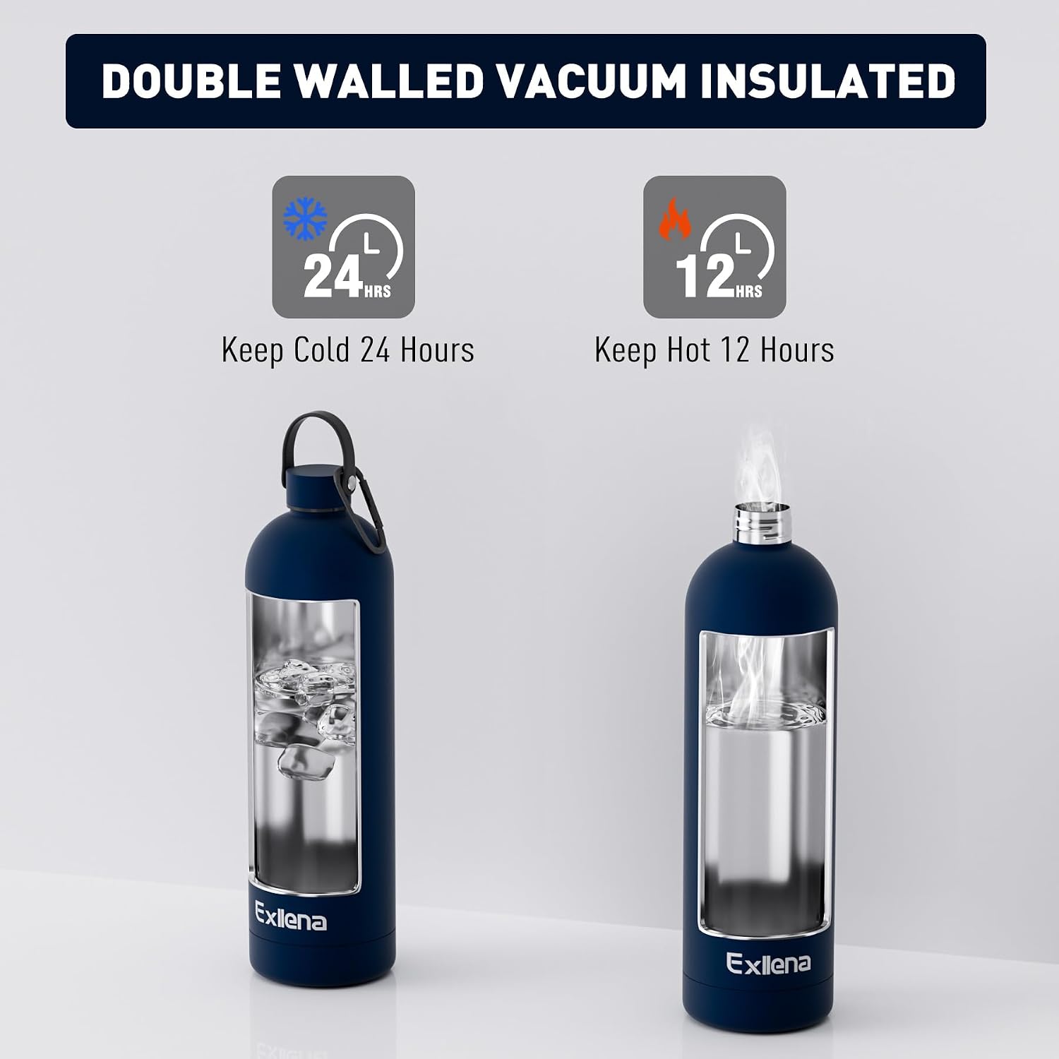 Thumbnail 5 de 1.5l Exllena insulated water bottle