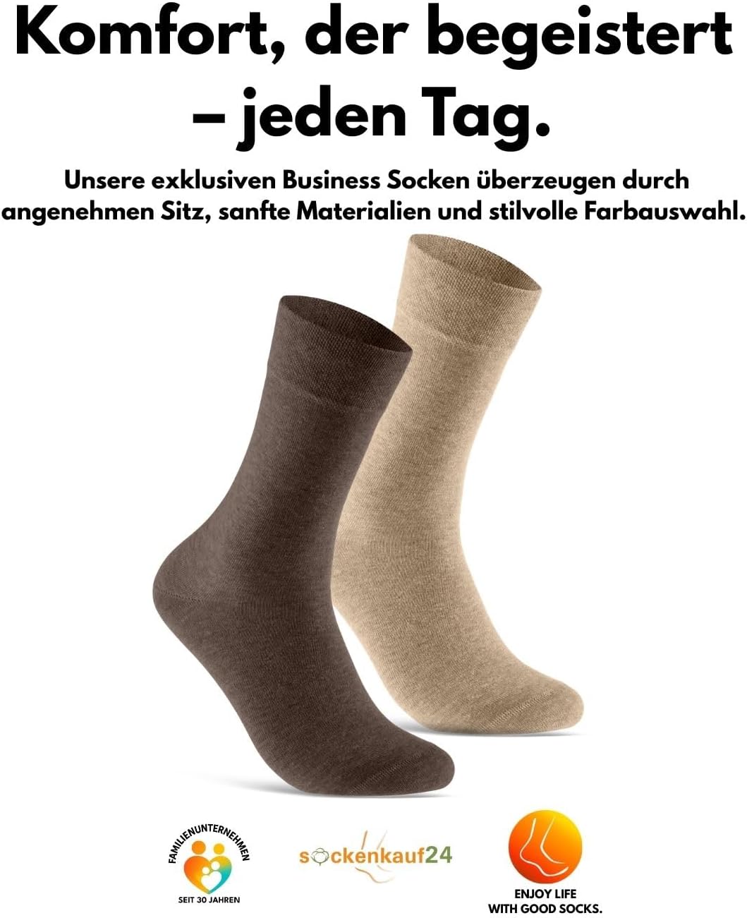 Detalle 2 de Business-Socken 10 Paar aus Baumwolle