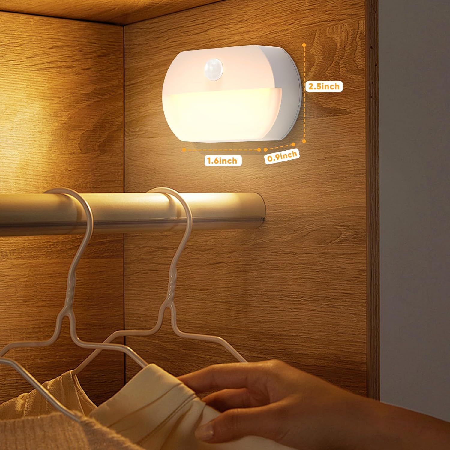 Thumbnail 6 de Sununiny LED Nachtlicht mit 3 m Sensor